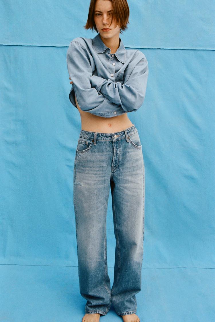 Camicia Jeans Camicia Cropped Zara Camicia Cropped Zara Zara