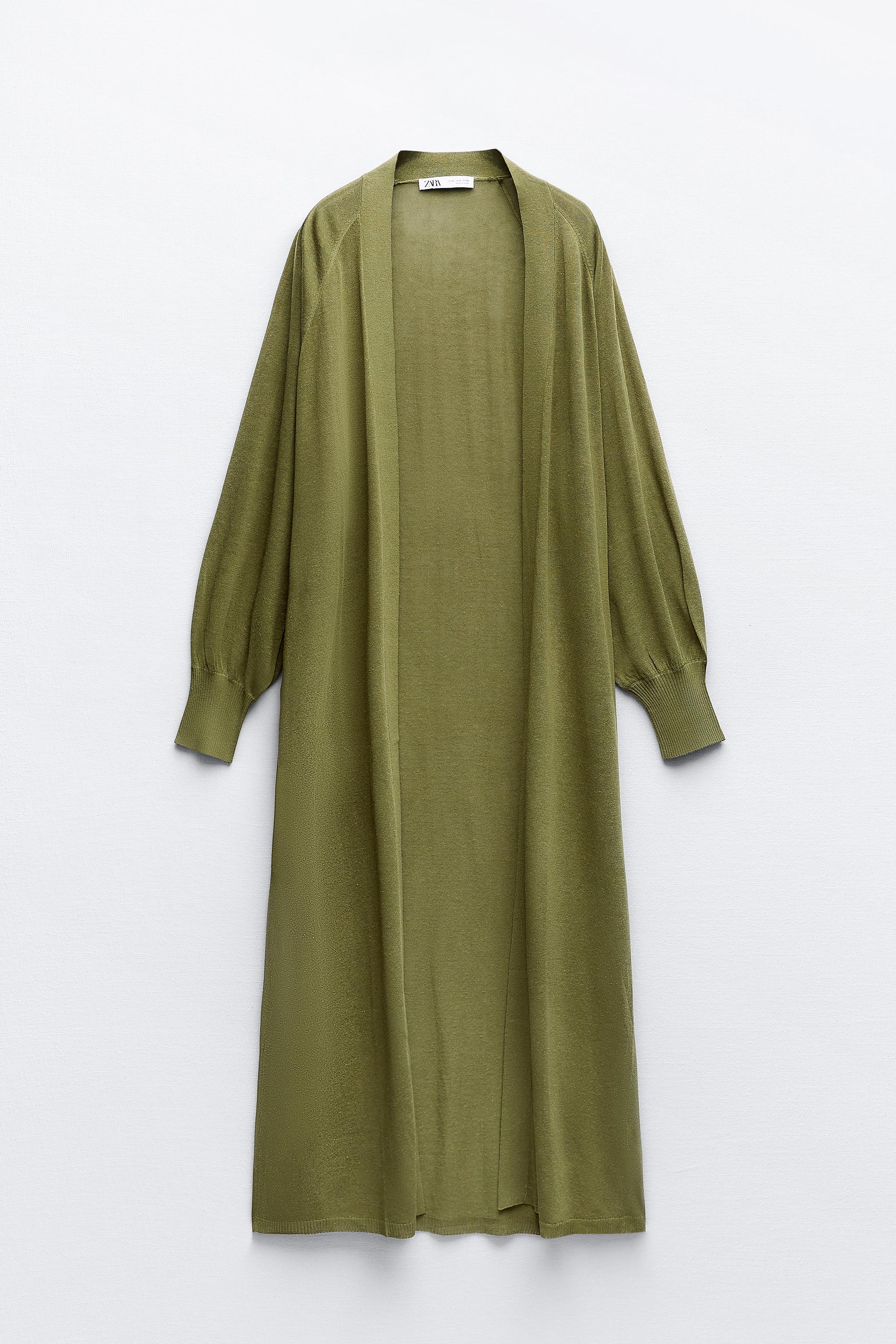 Zara on sale longline cardigan