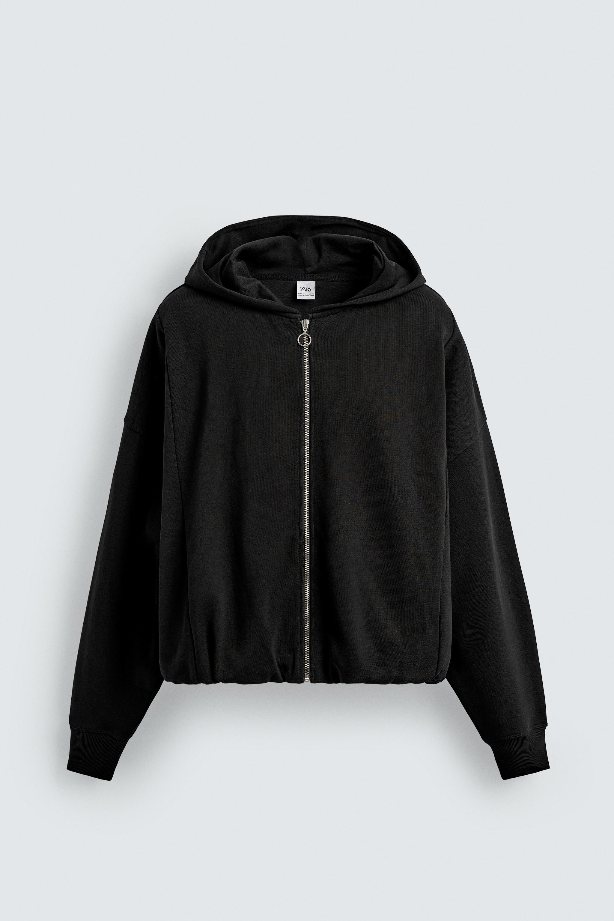 e/s × SLY ZIP UP VOLUME JK LIMITED EDITION VOLUME ZIP-UP HOODIE - Black | ZARA New Zealand