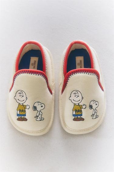 Zaras SNEAKERS FÖR BARN PEANUTS™ - Naturvit - Bild 0