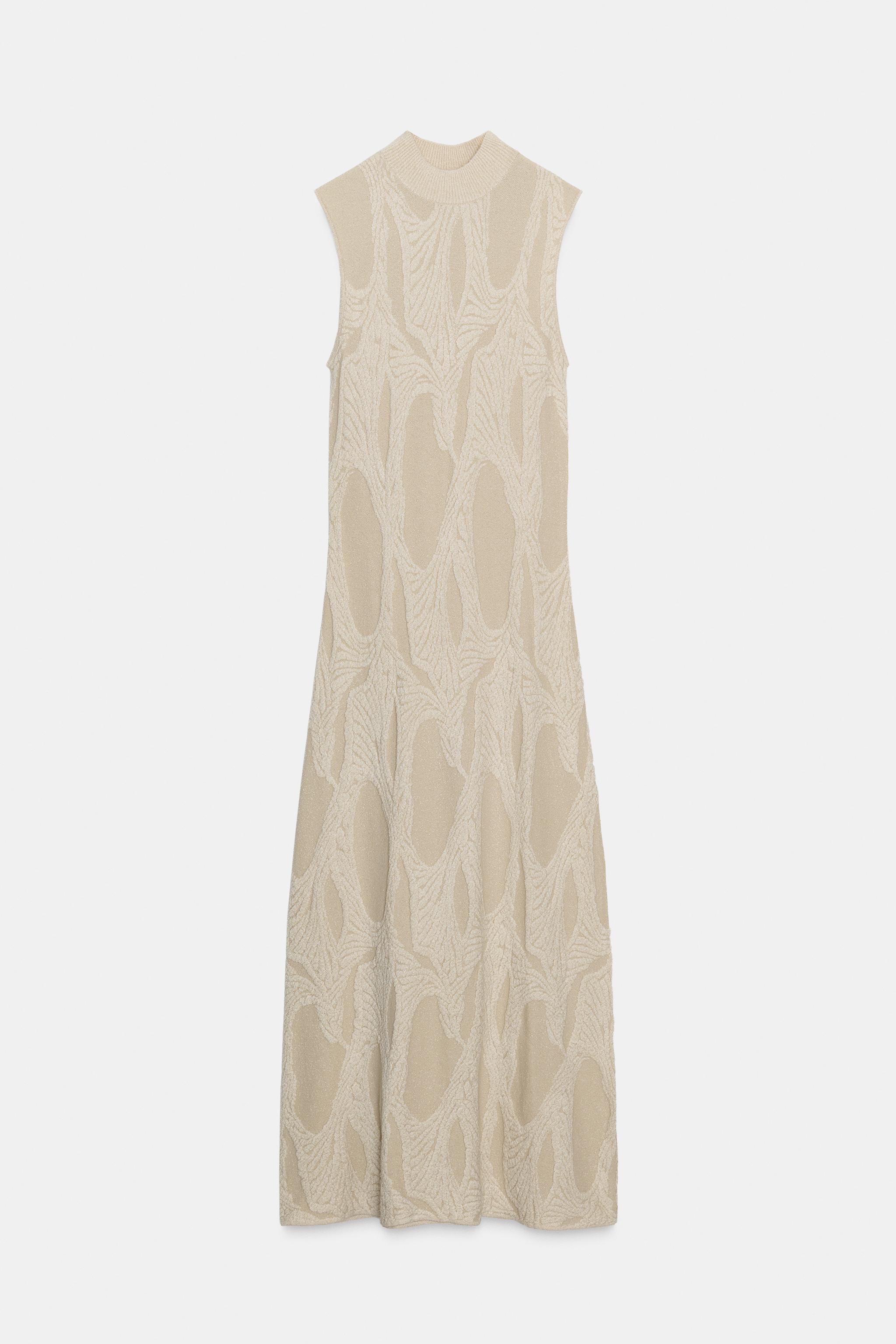 LONG JACQUARD DRESS