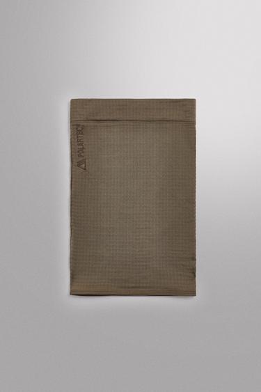 KOMBINOVANÝ FLÍSOVÝ NÁKRČNÍK POLARTEC © - Okrová  zn. Zara