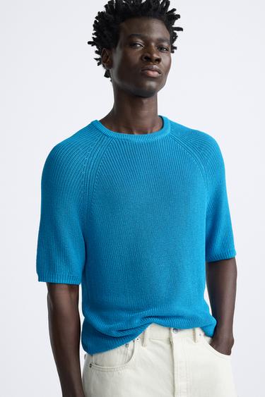 CROP FIT ÖRGÜ T-SHIRT_5