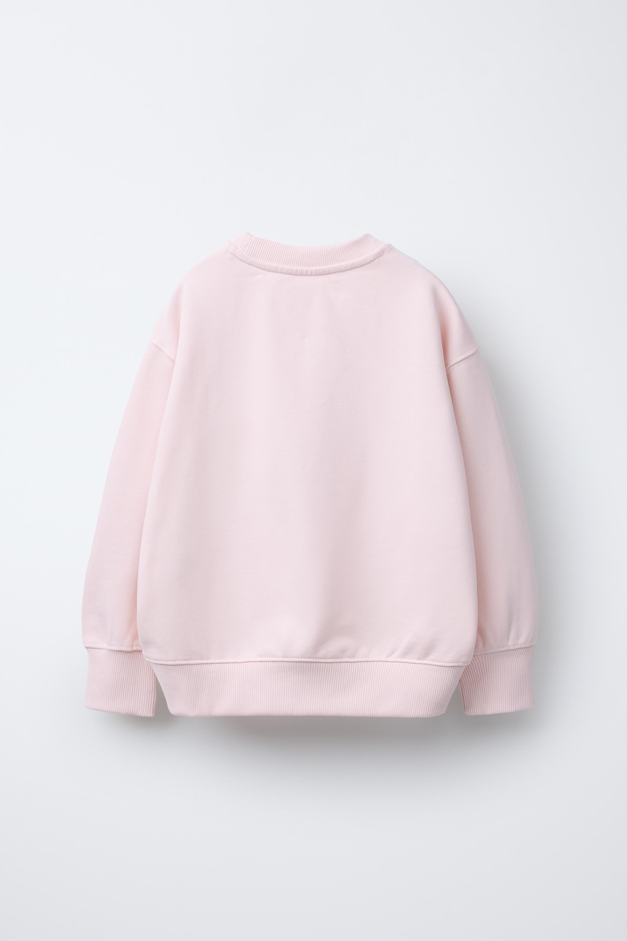 GRAFFITI SWEATSHIRT - Pink | ZARA United States