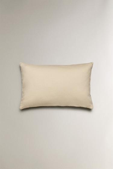 EMBROIDERED CUSHION COVER - Ecru by Zara - Image 2