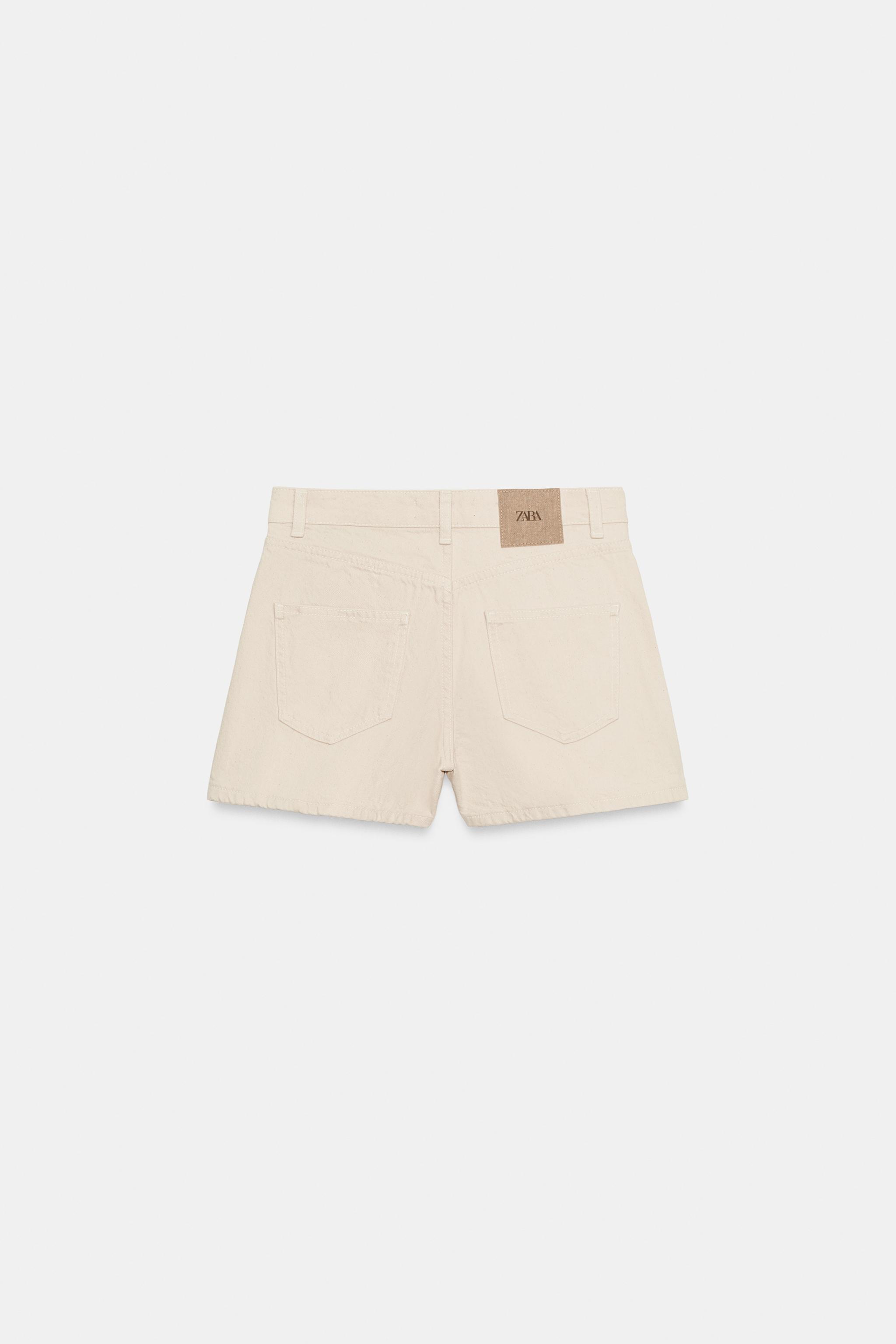 Женские шорты Zara Z1975 CROCHET POCKET SHORTS — фото 8