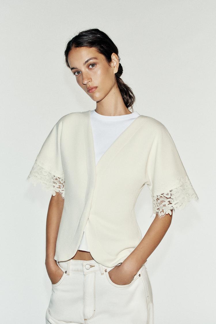 Top soft encaje