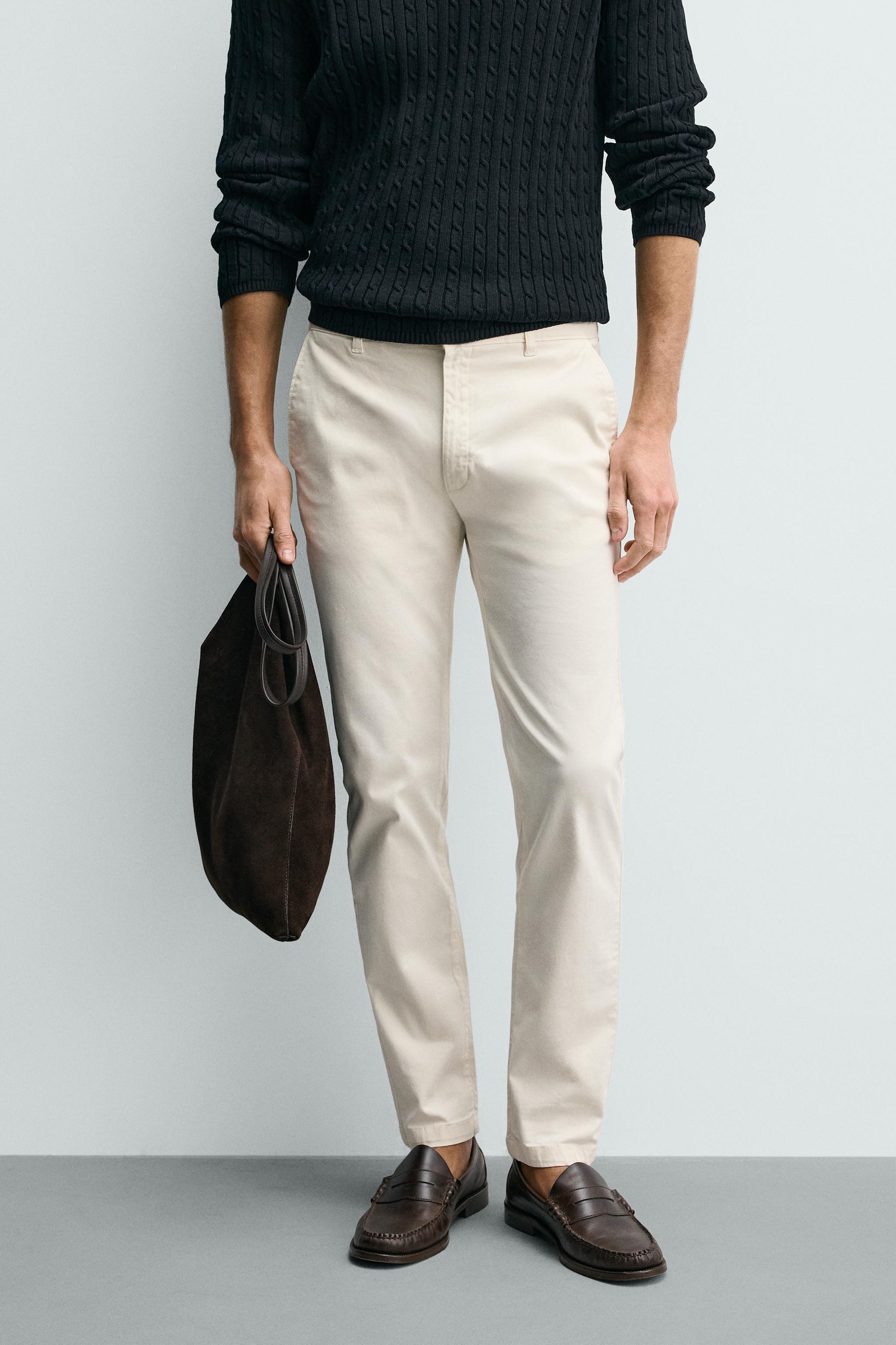SKINNY FIT CHINO PANTS
