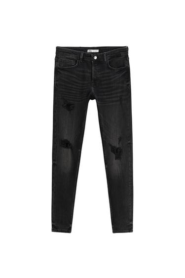 RIPPED SKINNY JEANS