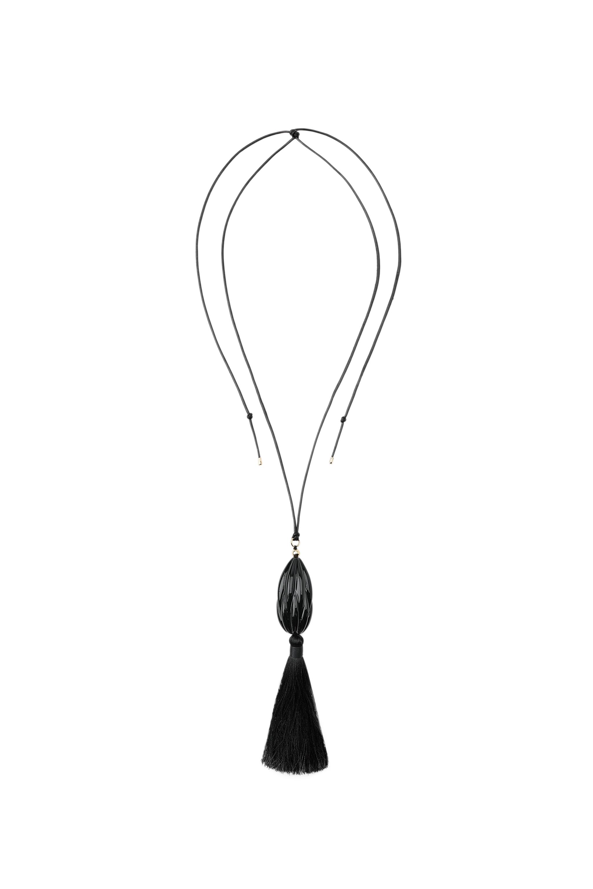 LONG TASSEL NECKLACE - Golden | ZARA Australia