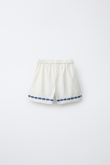 4-10 ANS/ PYJAMA BRODERIES - Écru / Chiné de Zara - Image 4