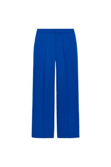 PANTALÓN RECTO TIRO ALTO - Azulina de Zara