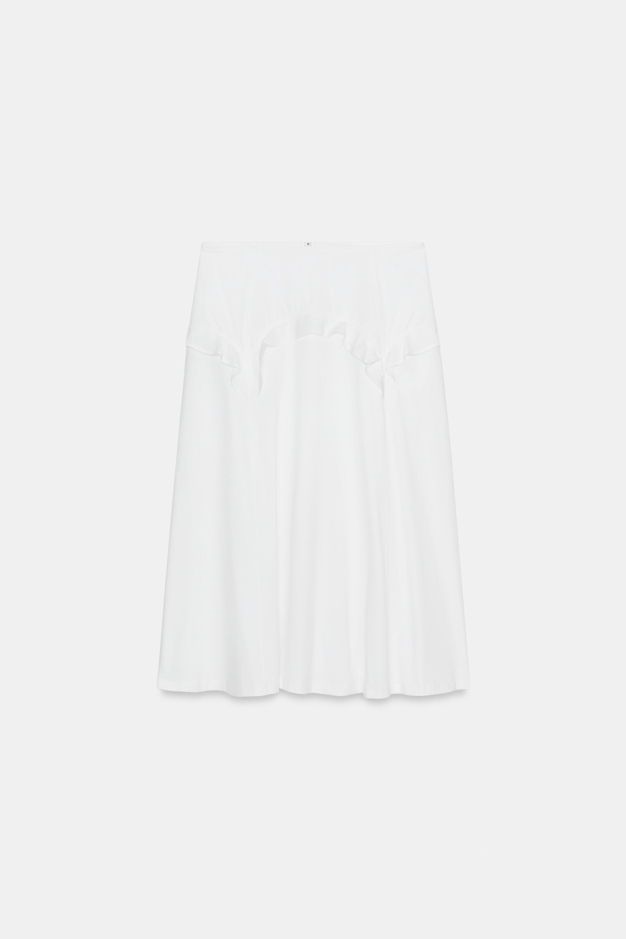 COMBINED RUFFLE SKIRT
