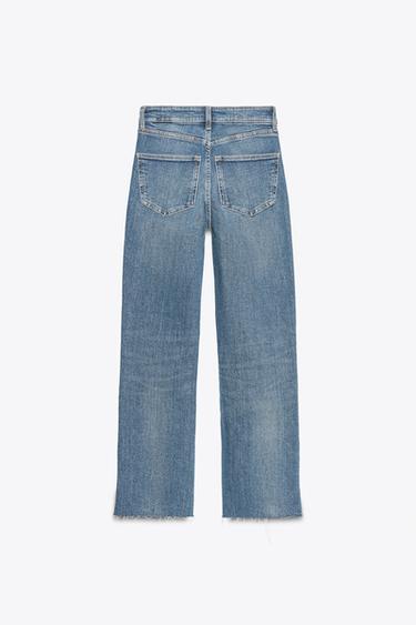 JEAN TRF COURT ÉVASÉ TAILLE HAUTE - Bleu de Zara - Image 5