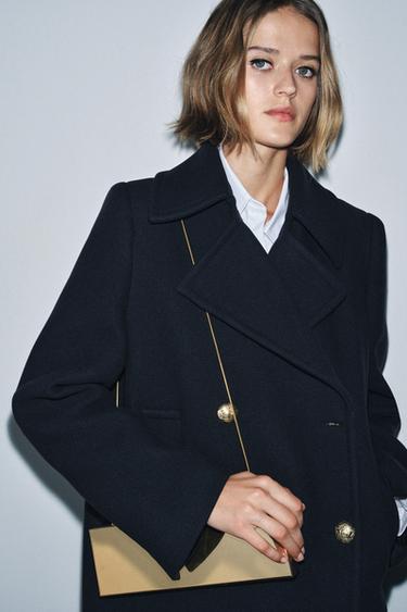 حقيبة يد صلبة معدنية - متعدد الألوان by Zara