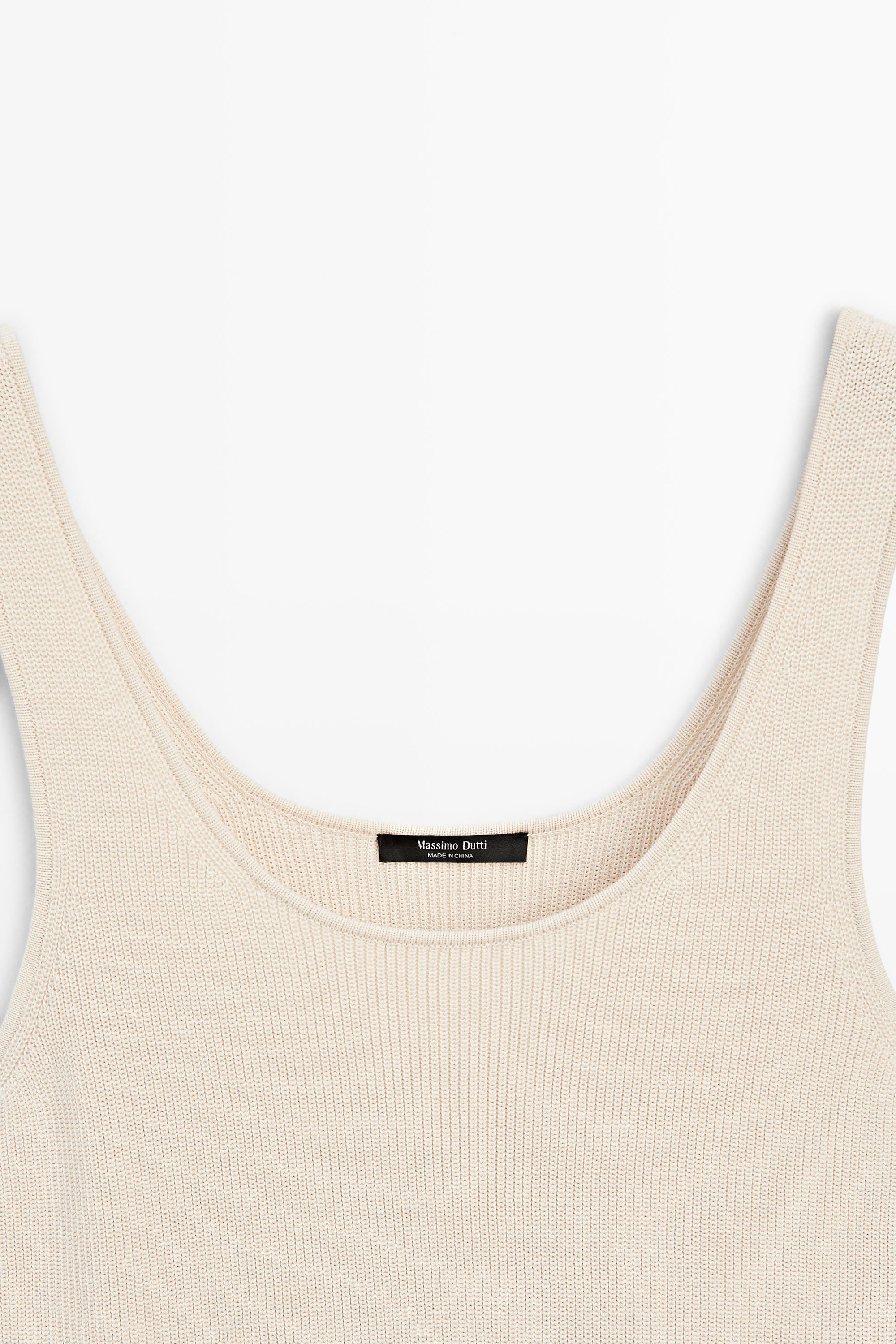 Contrast strappy dress