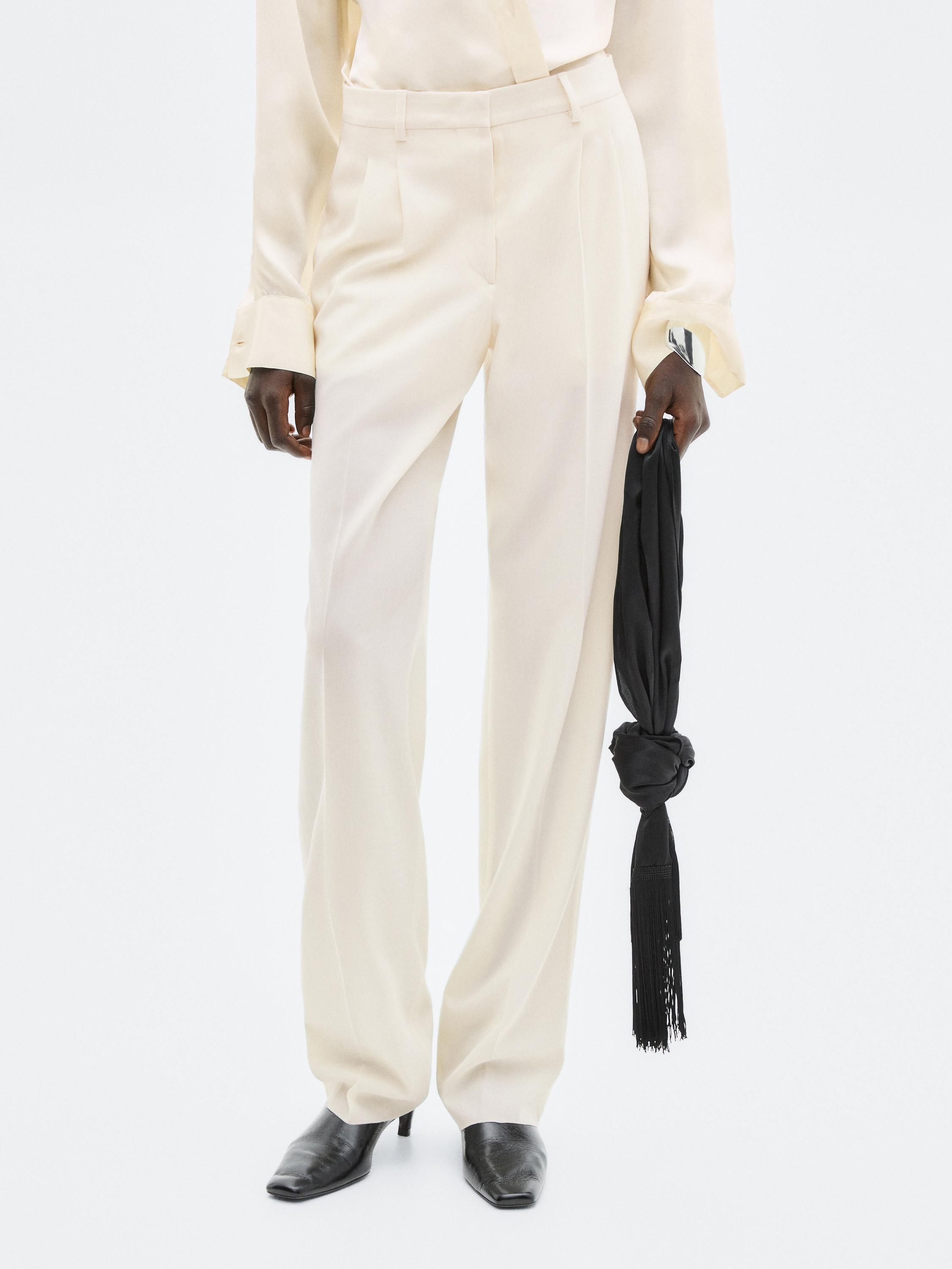 Trousers with double darts - LIMITED