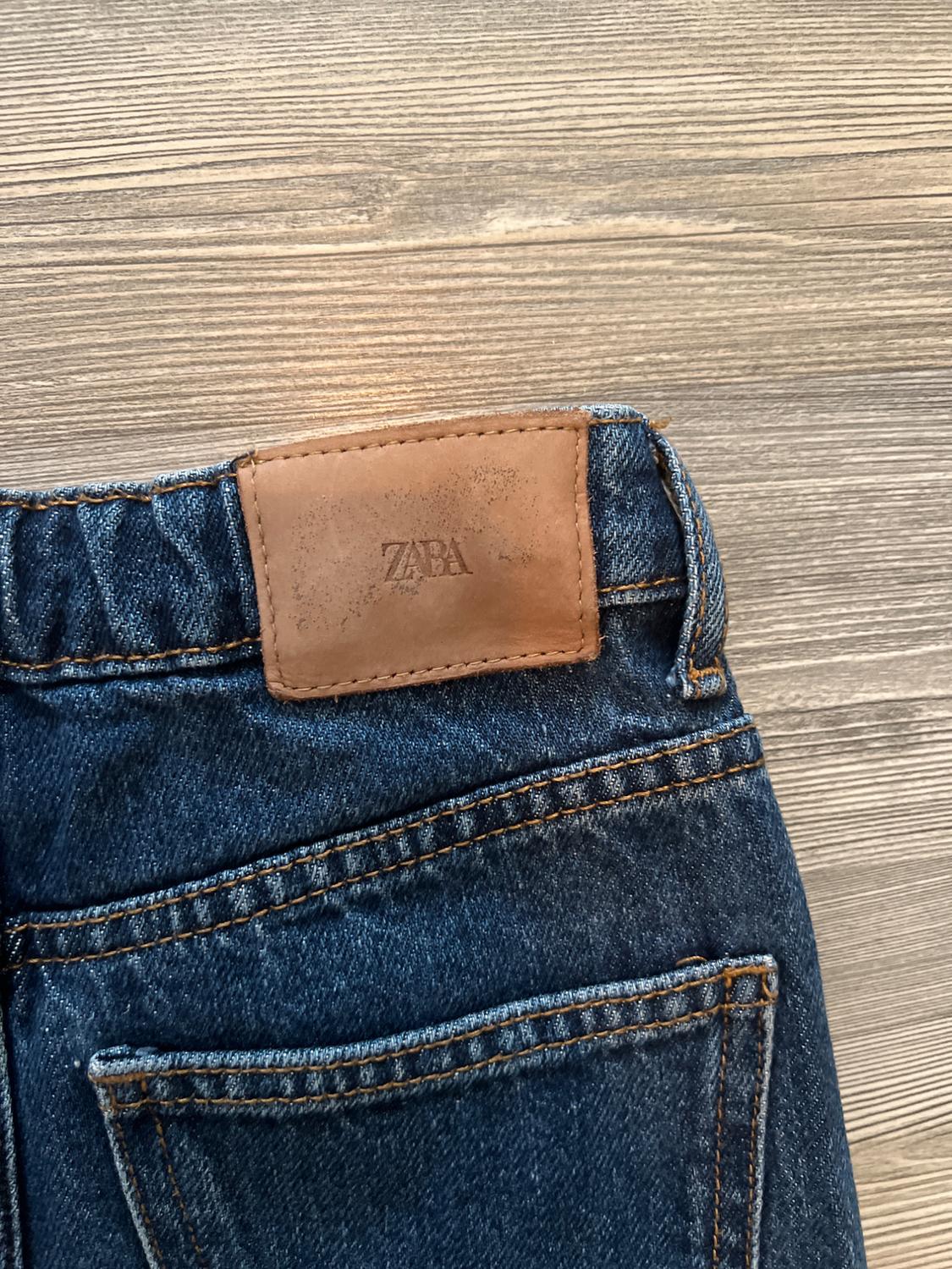 STRAIGHT CONTRAST JEANS - Image 5