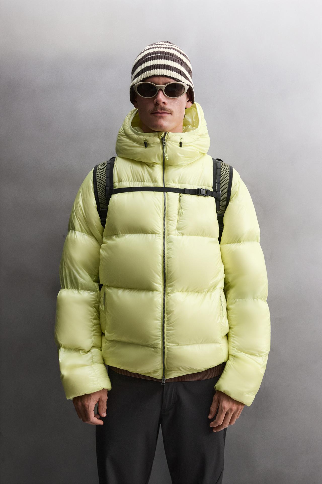 TECHNICAL 90/10 DOWN JACKET — Lime green