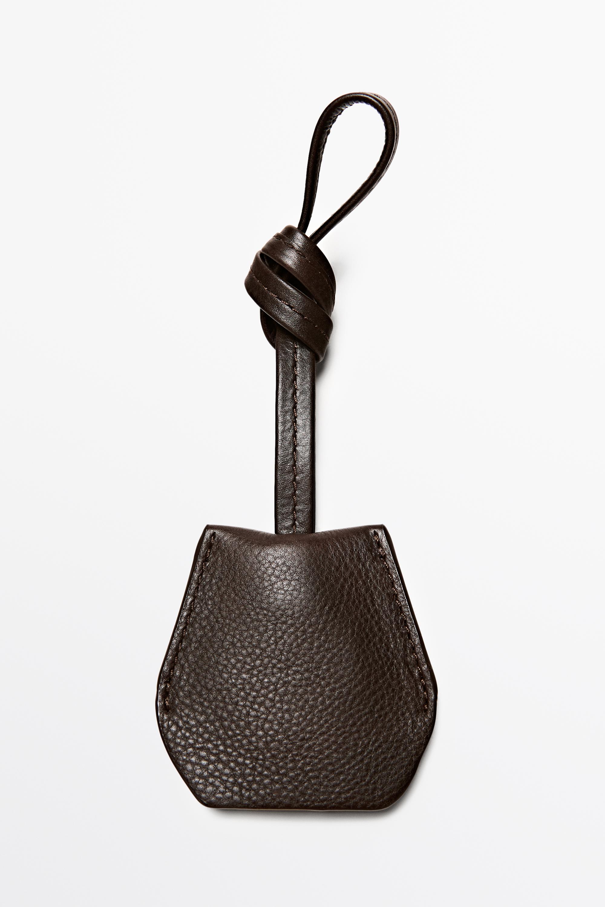 Nappa leather keyring