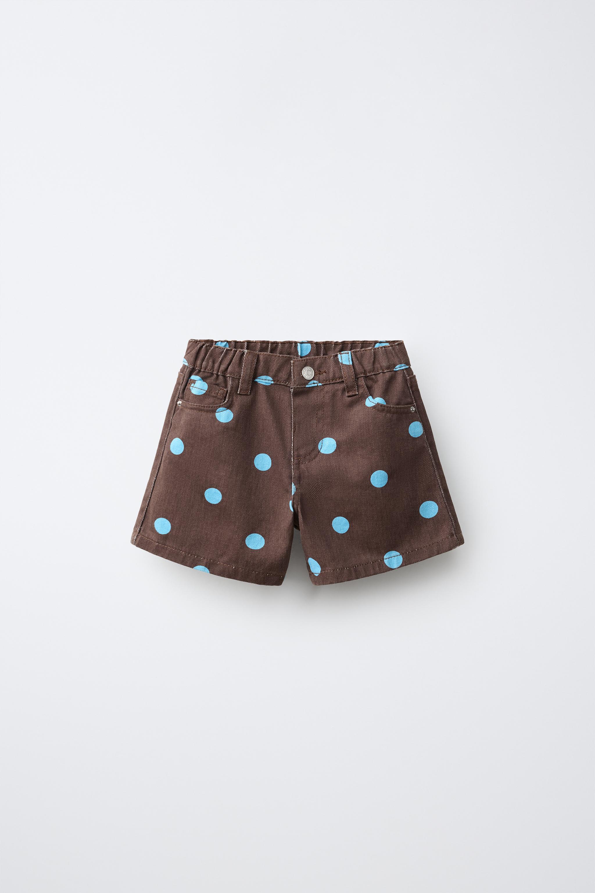 POLKA DOT TWILL SHORTS