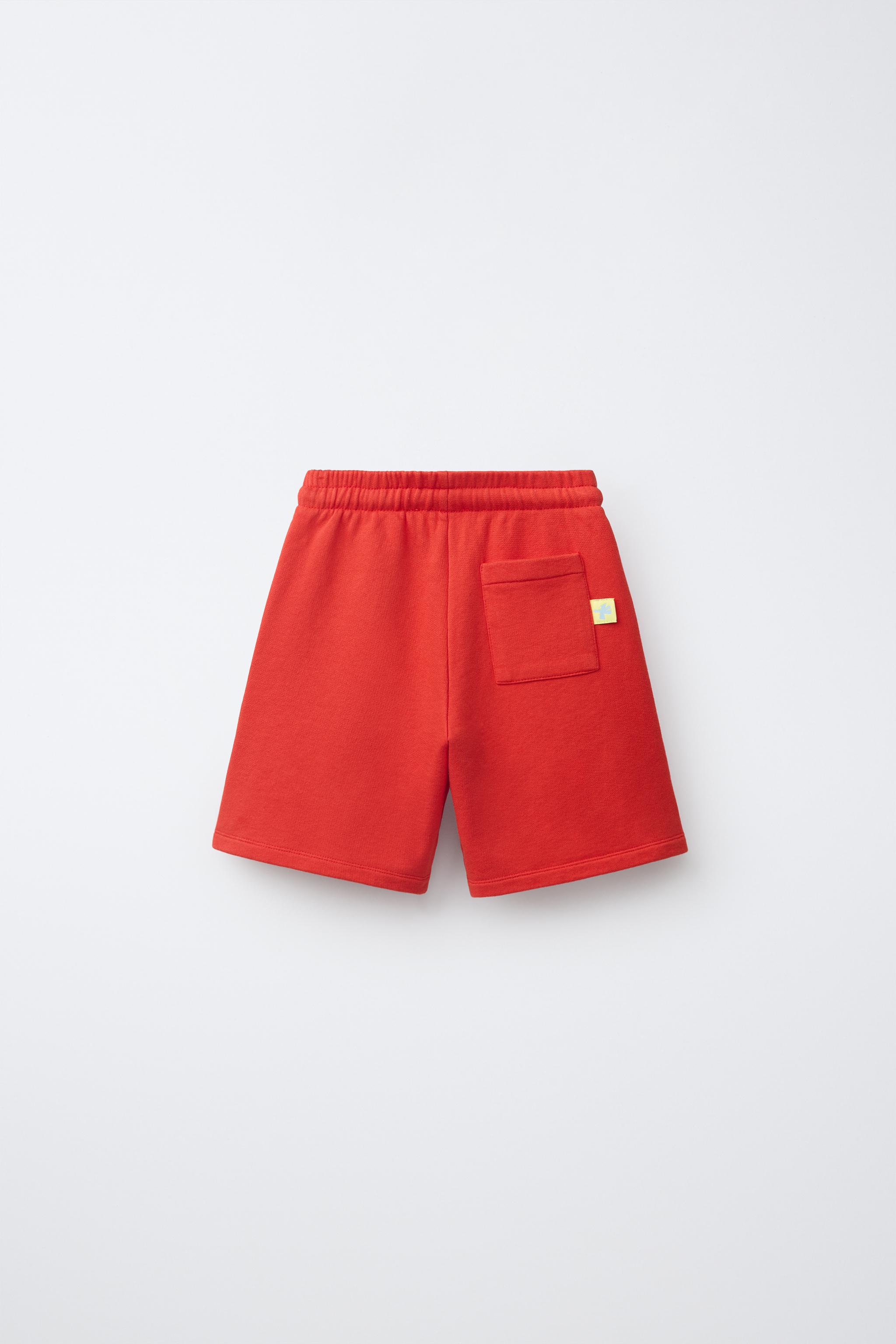 Детские шорты Zara LOGO PLUSH SHORTS — фото 3