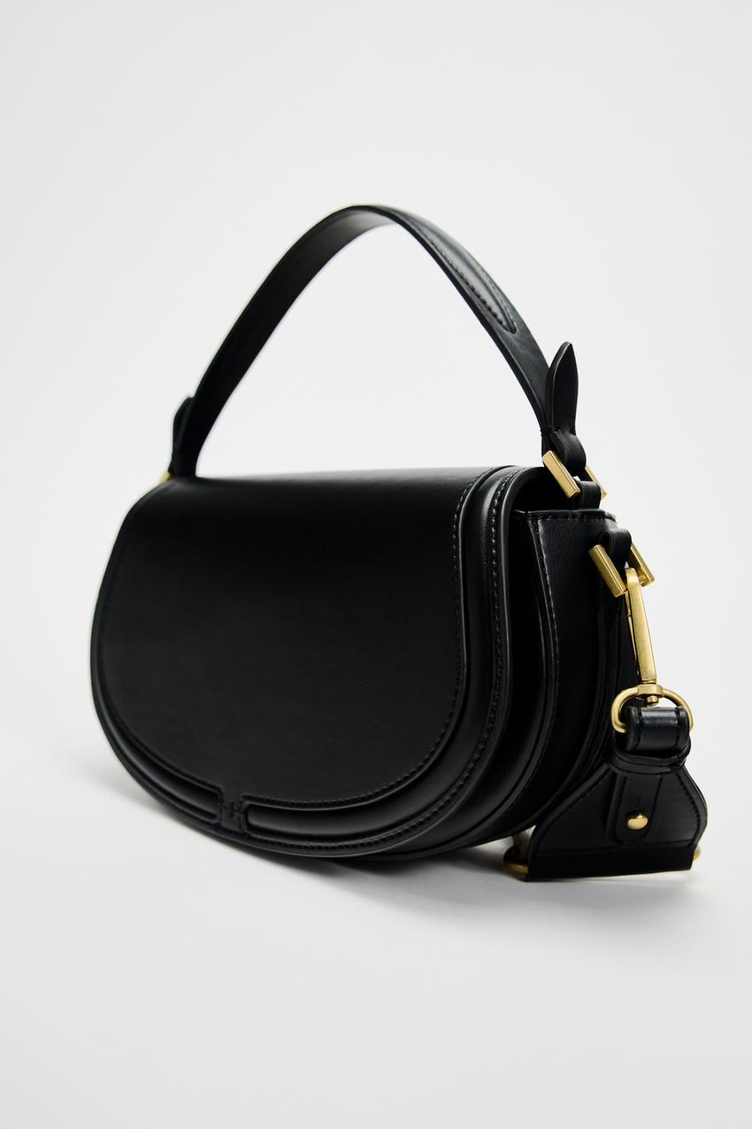 Black zara cross body bag Outlet