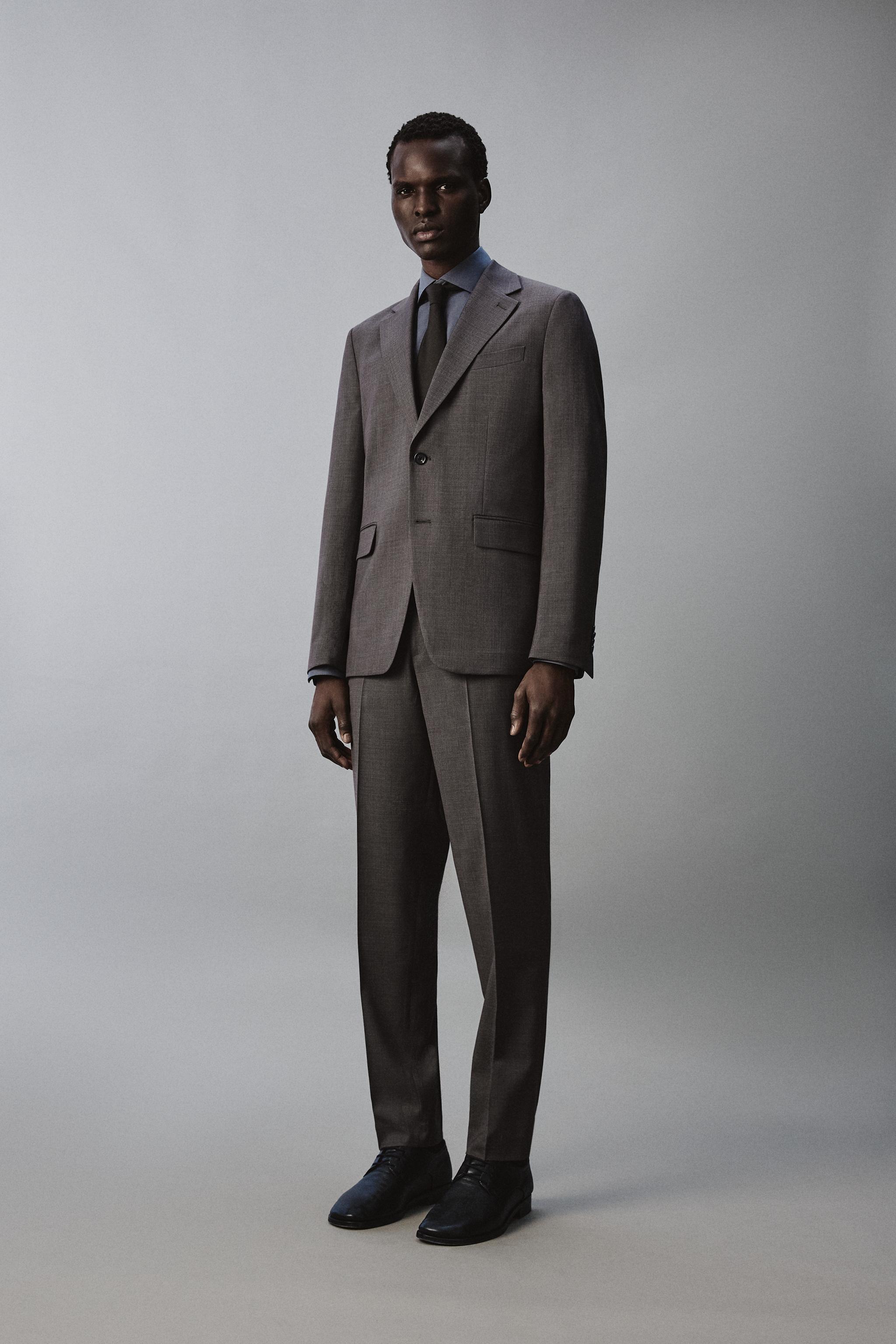 VESTE DE COSTUME STRUCTURÉE