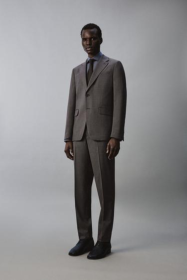 KOSTUUMBLAZER MET STRUCTUUR - Bruin van Zara