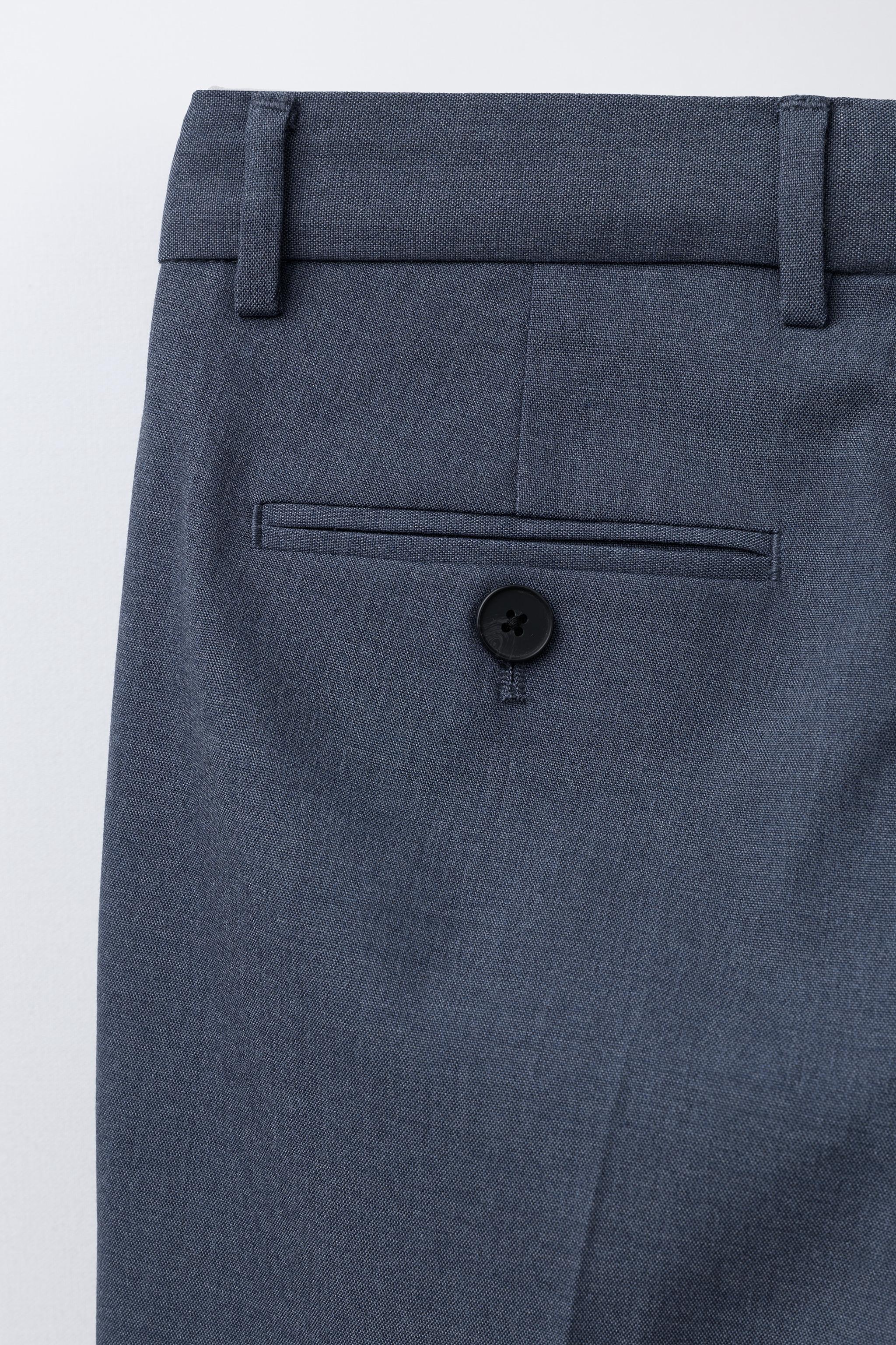 TEXTURED SUIT PANTS