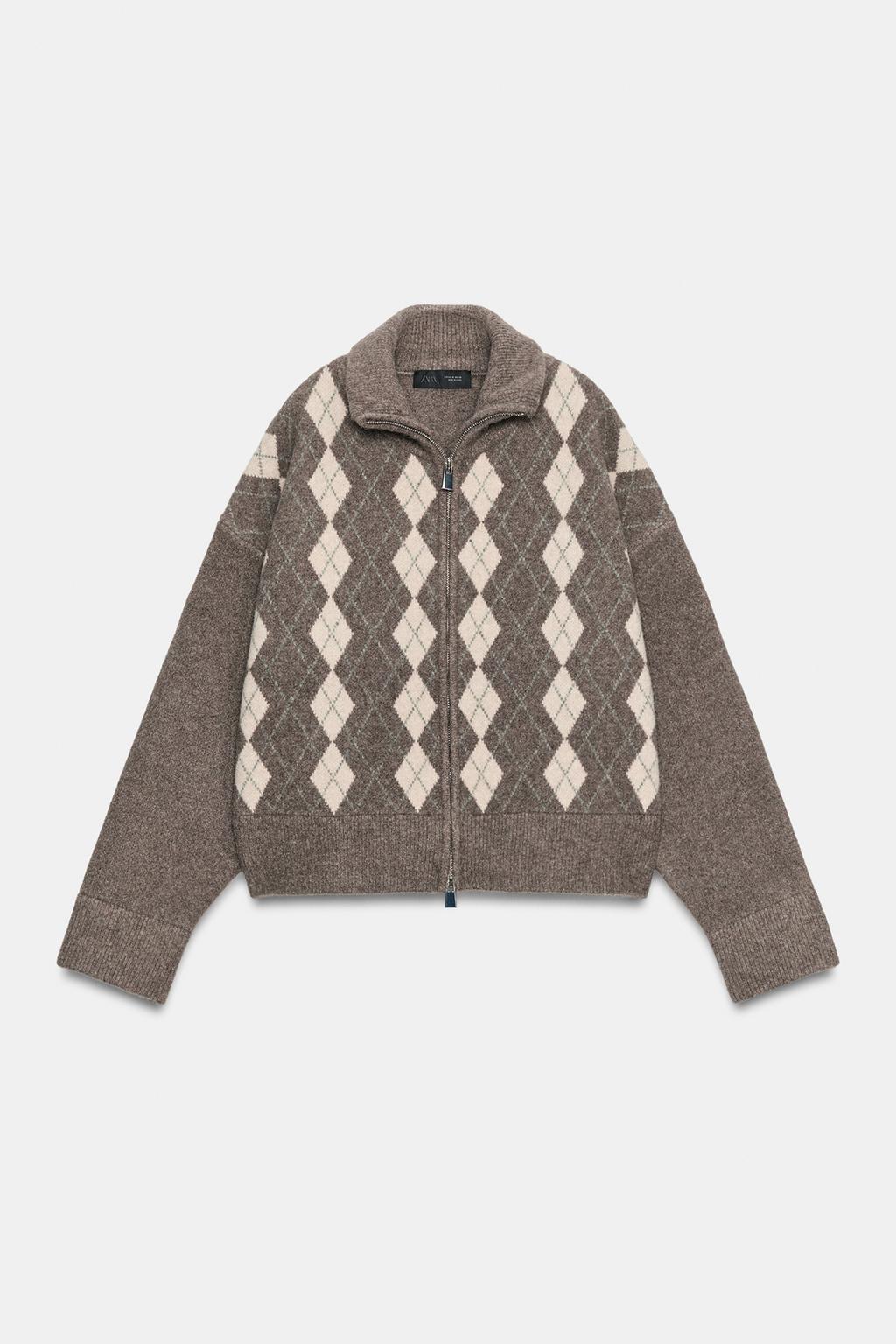 ARGYLE CARDIGAN