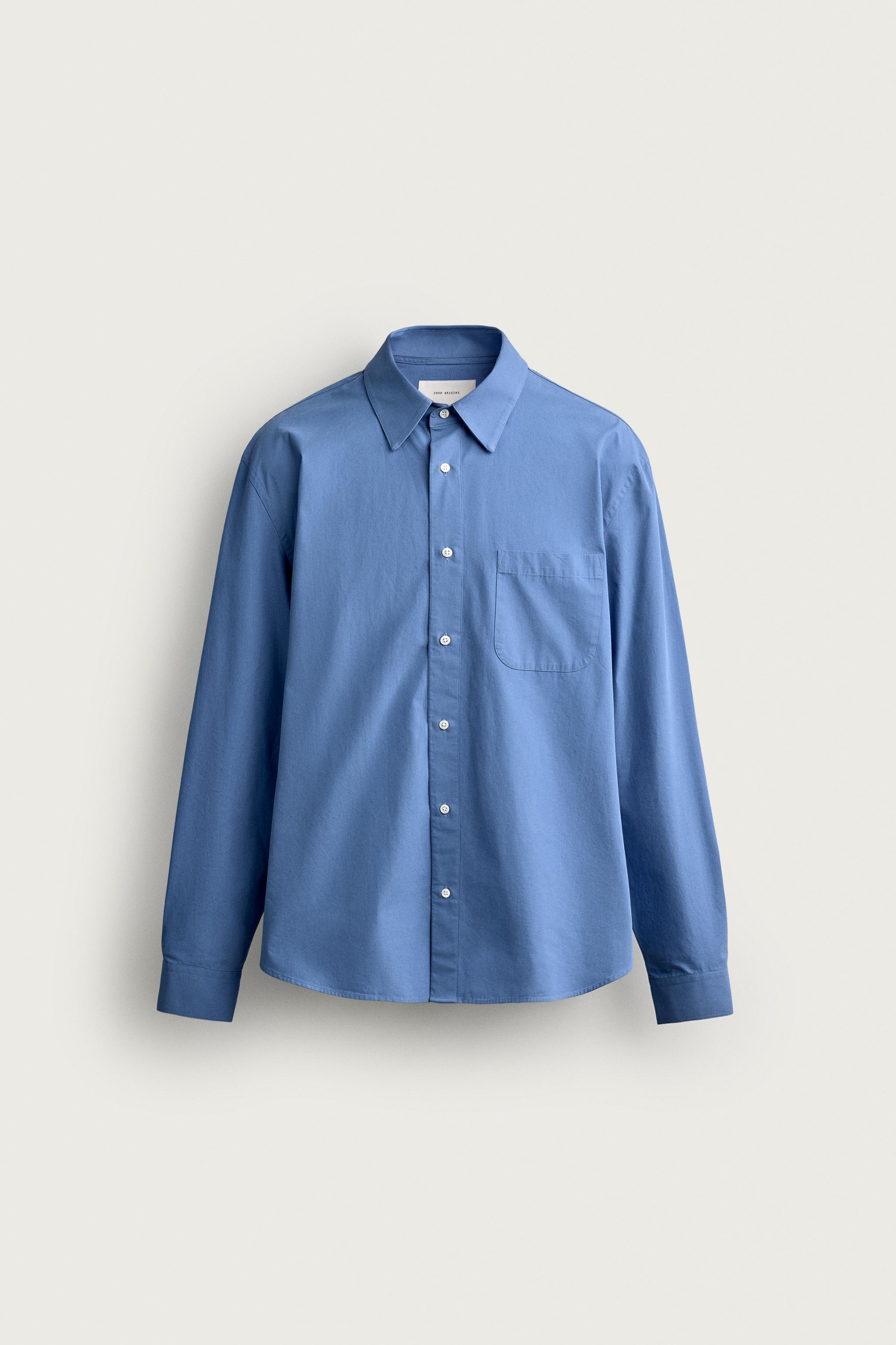 STRIPED POPLIN SHIRT