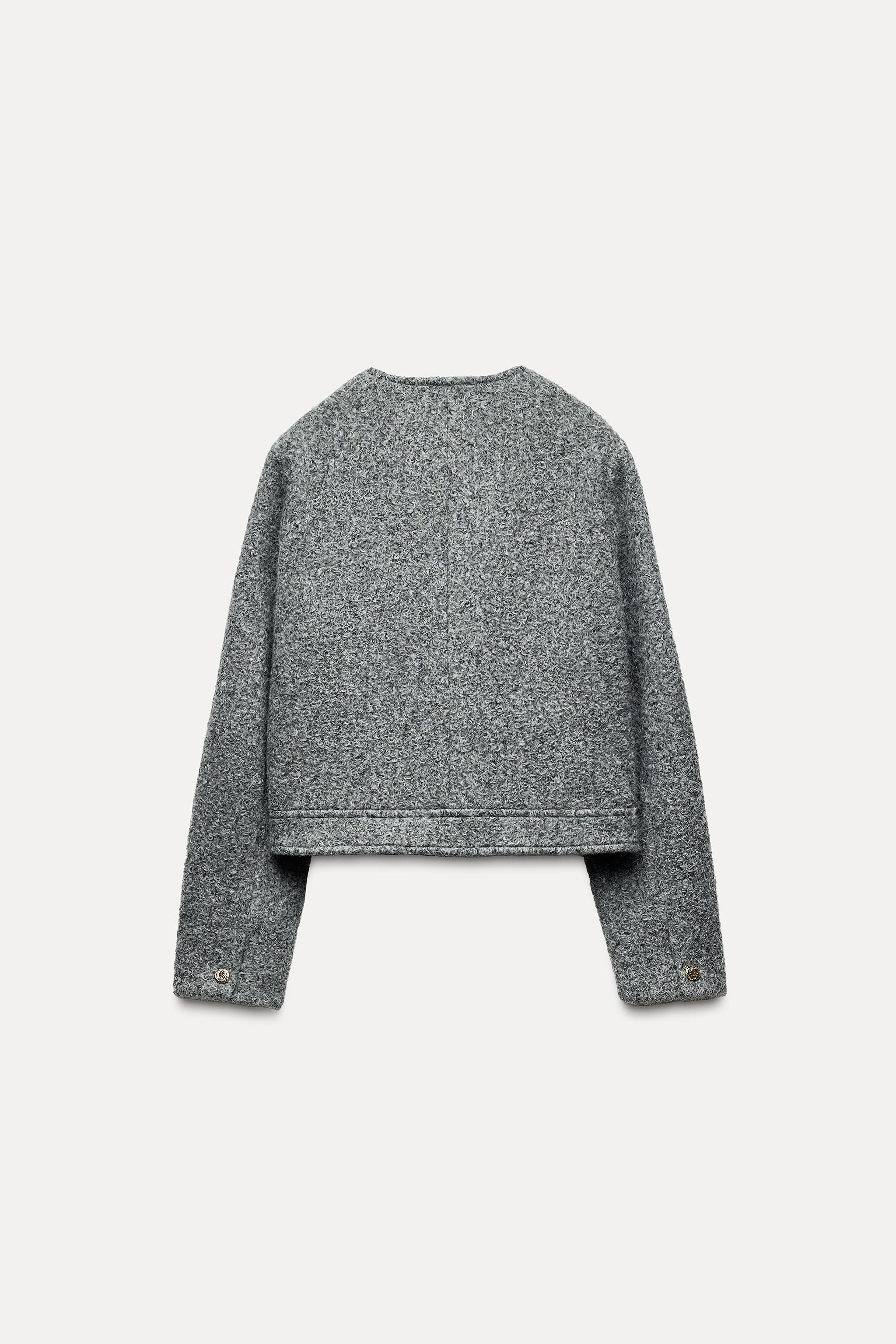 Blazer zara gris hotsell