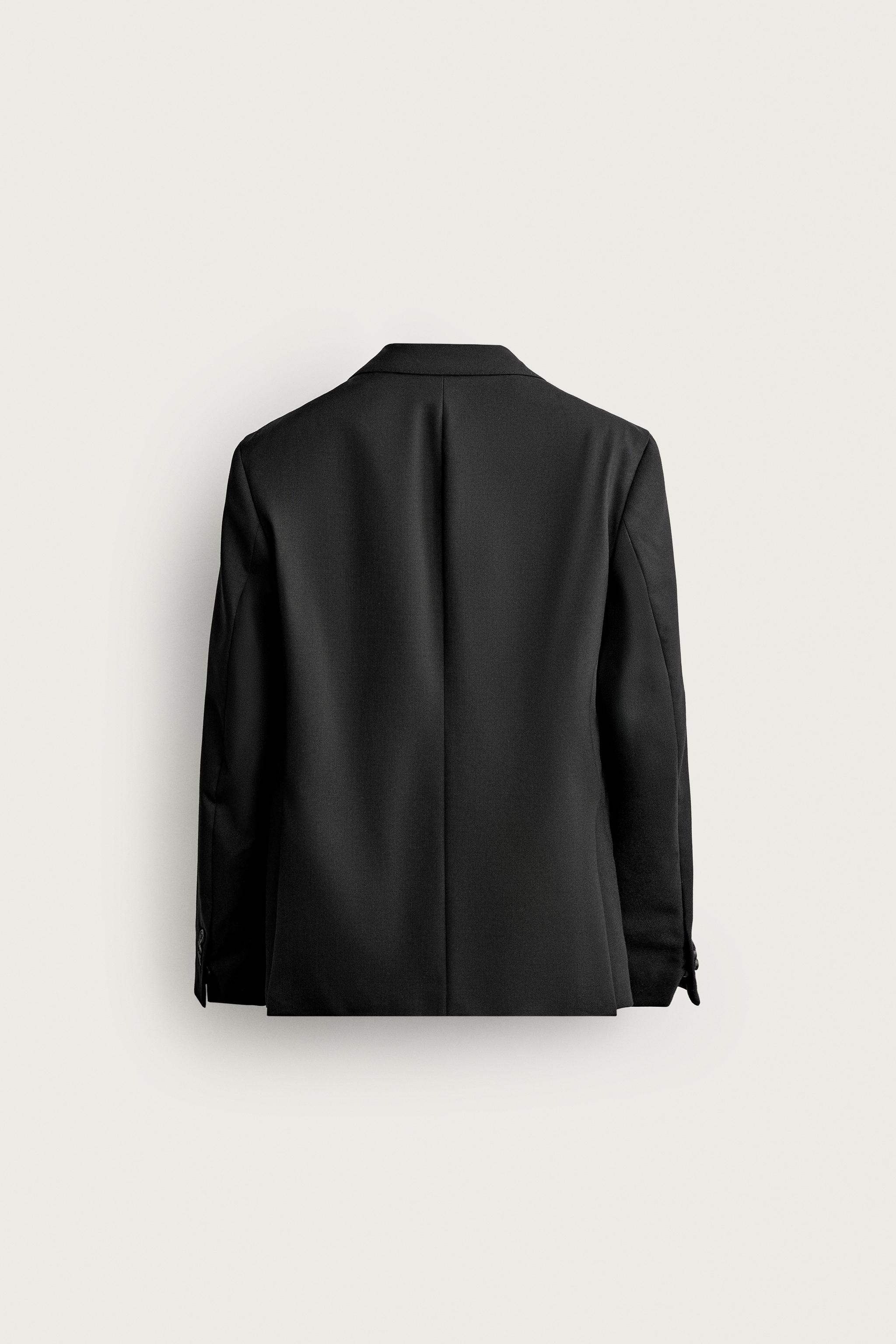 100%ウールスーツブレザー - ブラック | ZARA Japan / 日本