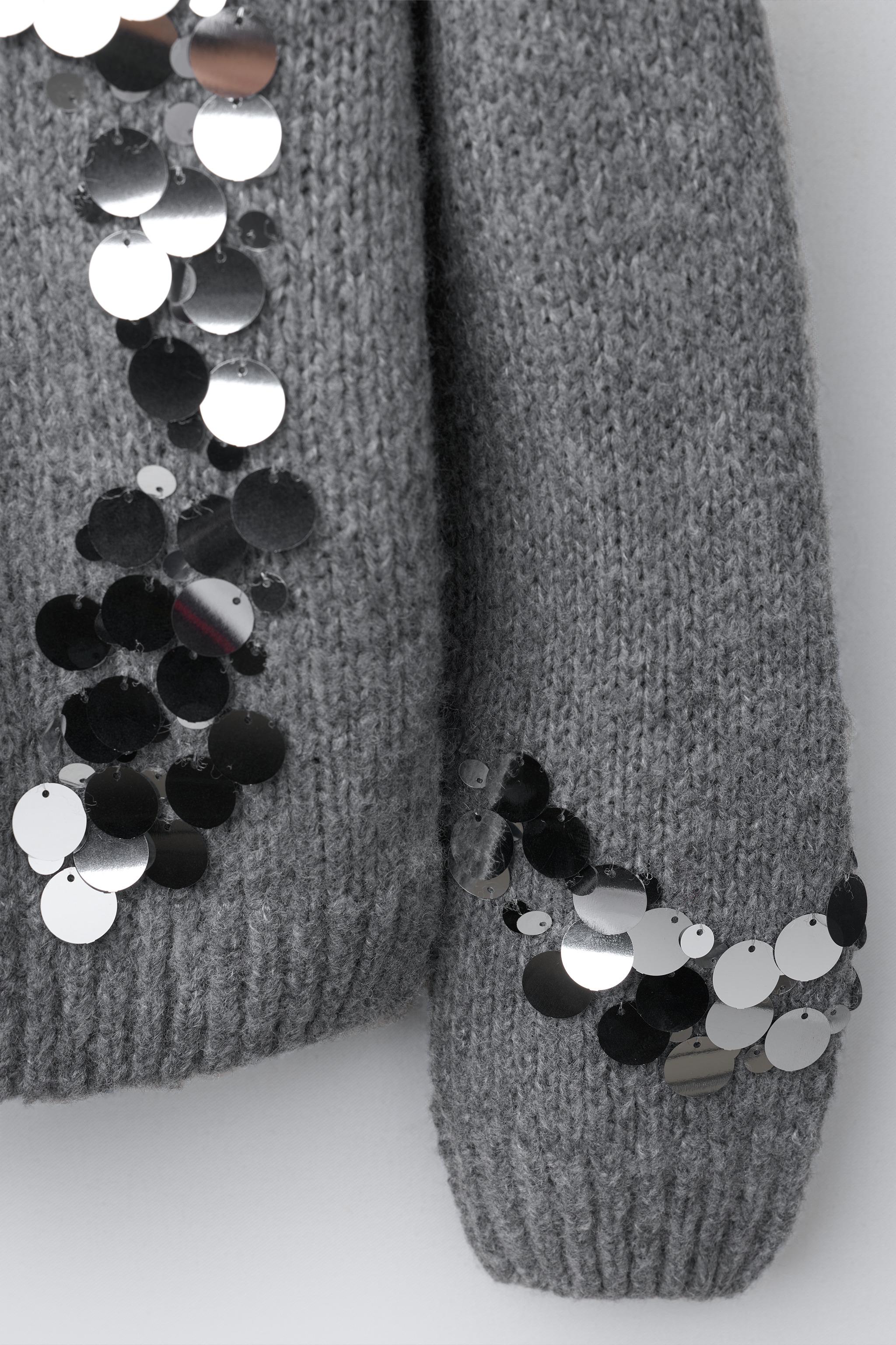 SEQUIN KNIT JUMPER