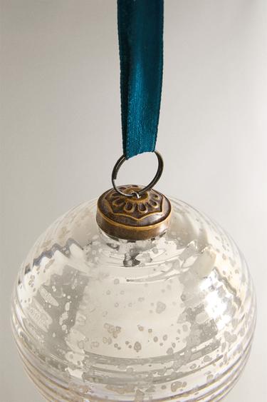 DÉCORATION SAPIN BOULE ORBITES NOËL - Argent de Zara - Image 2