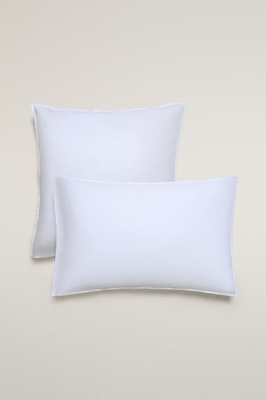 PERCALE PILLOWCASE (500 THREAD COUNT) - White by Zara