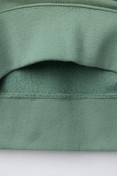 SWEAT DE JOGGING BASIQUE - Vert de Zara - Image 3