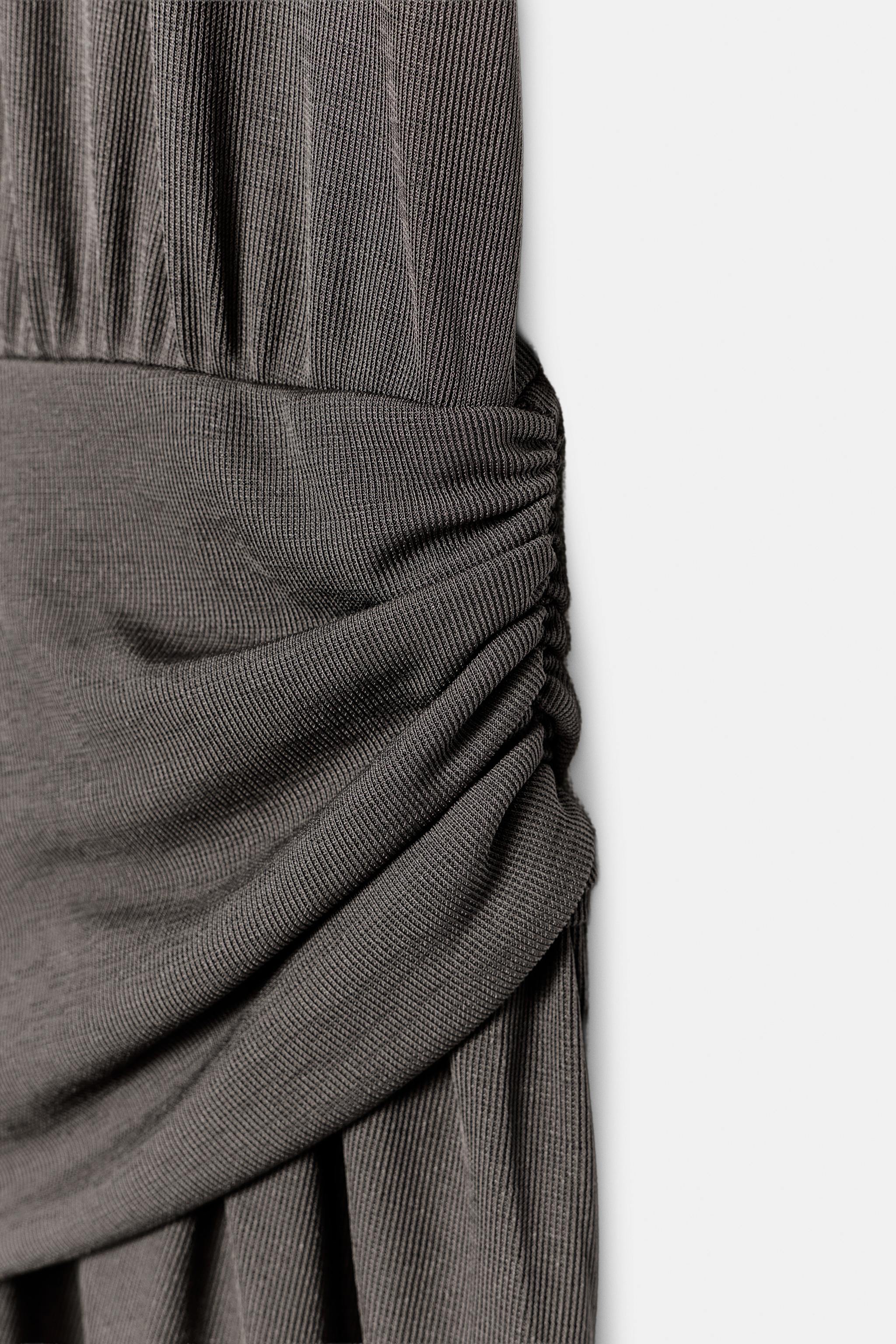 DRAPED DRESS