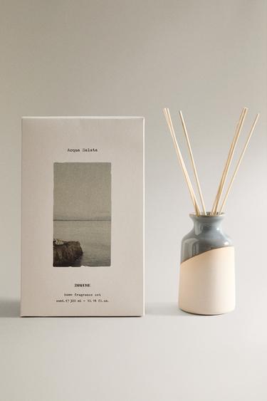 (300 ML) ACQUA SALATA REED DIFFUSERS + REFILL - Aquamarine by Zara