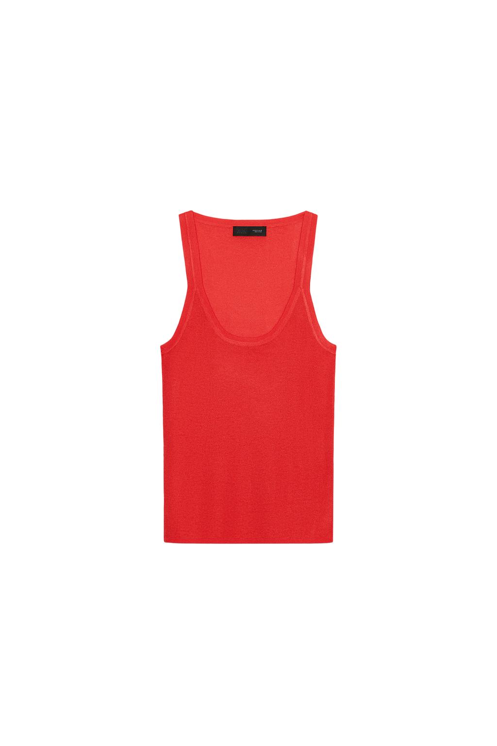 FINE KNIT SLEEVELESS TOP - image 3