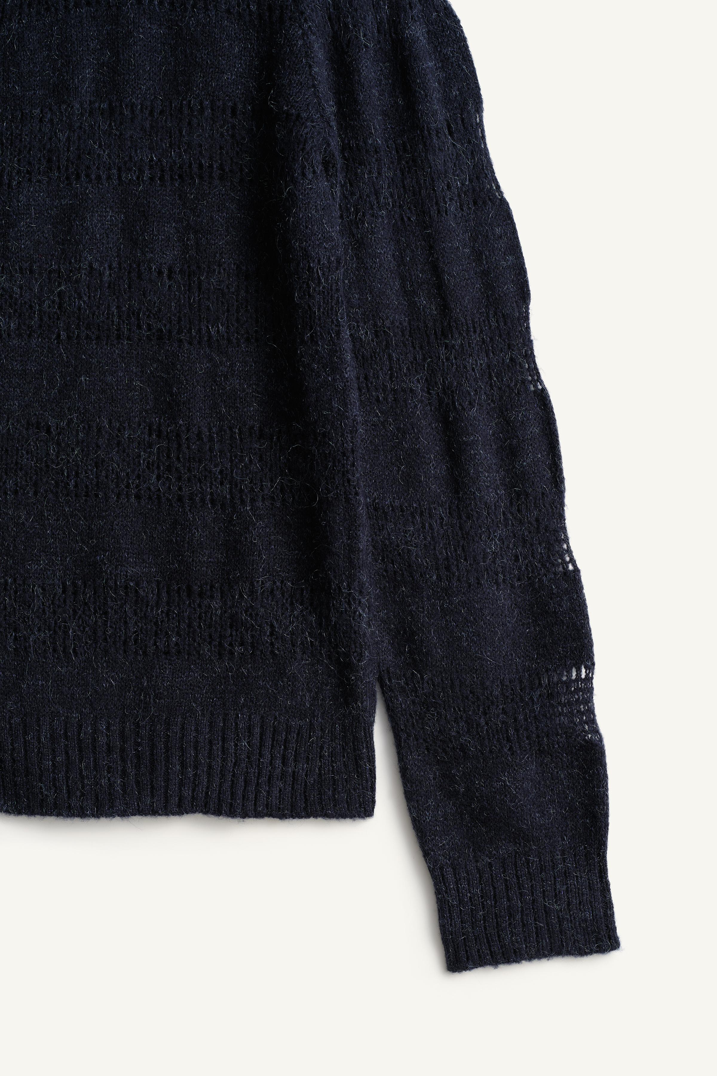 CARDIGAN COUPE COURTE AJOURÉ