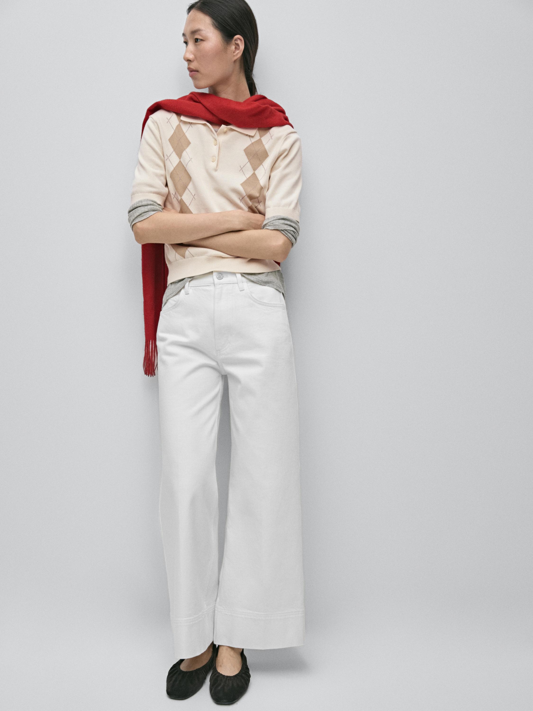 Culotte fit jeans