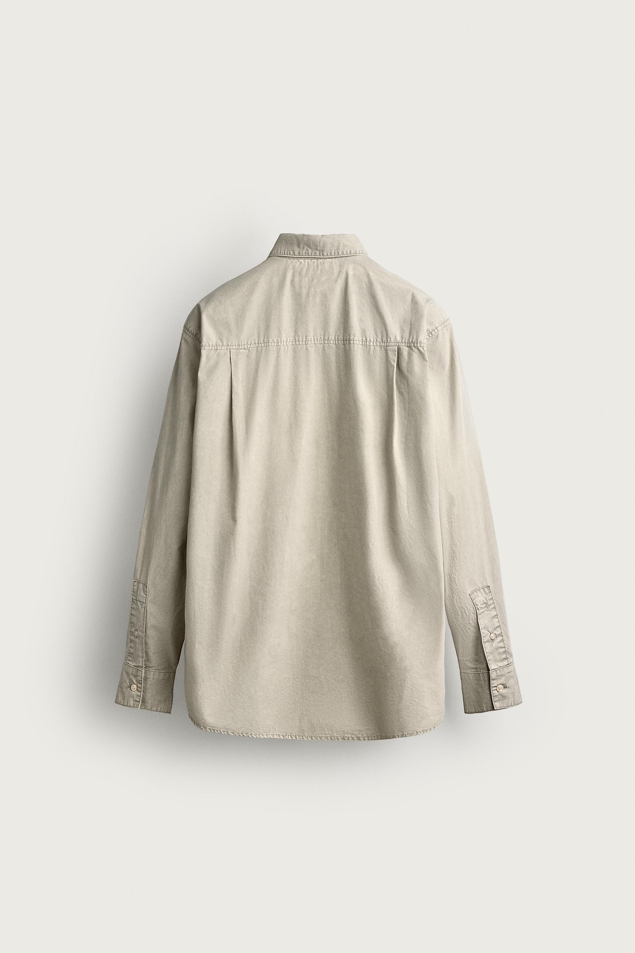 ACID WASH RELAXED FIT SHIRT