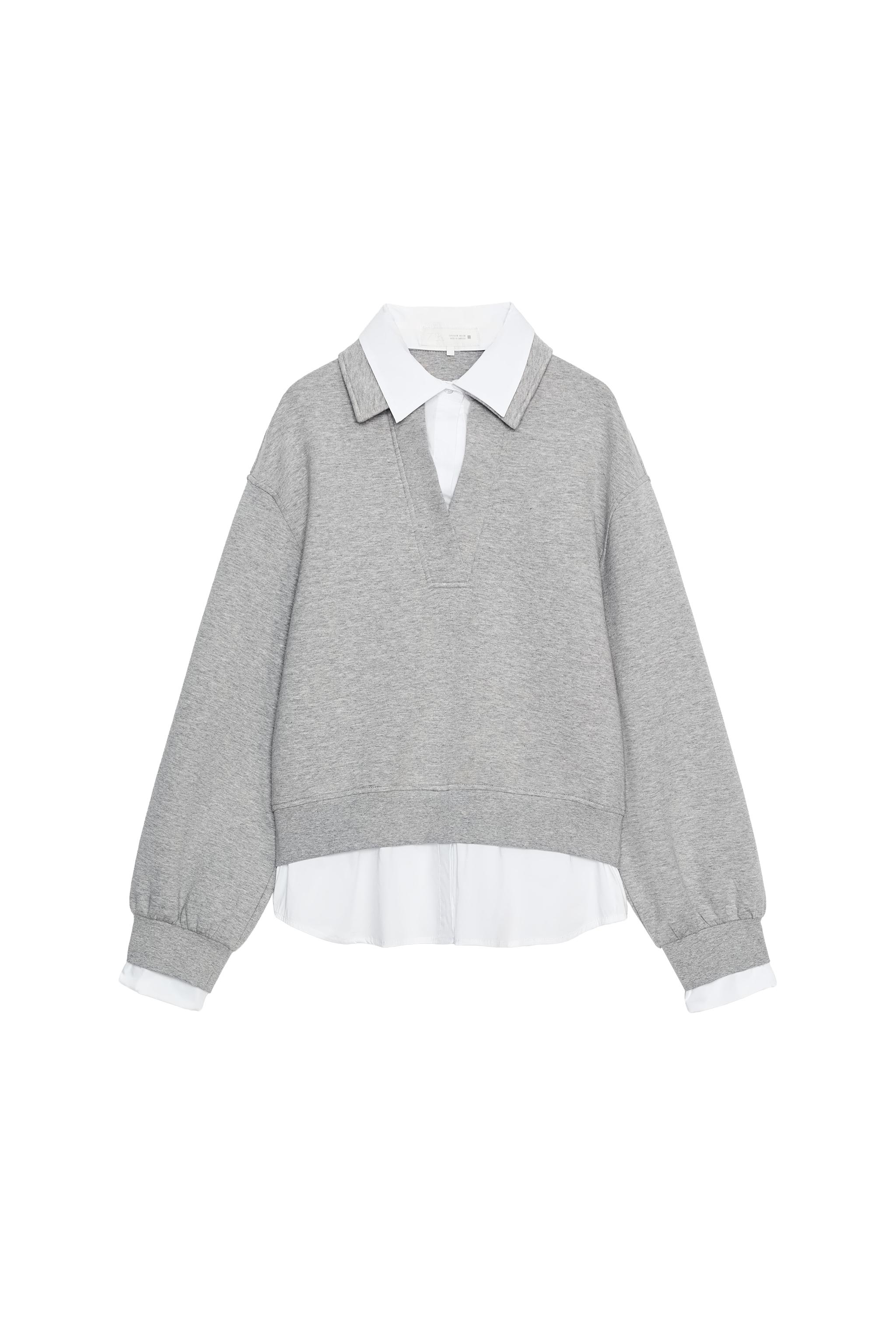 SUDADERA COMBINADA POPELÍN