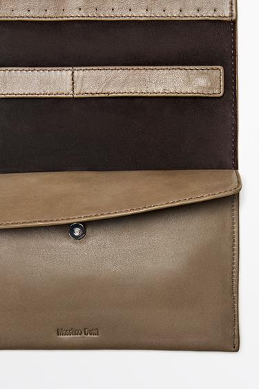 Nappa leather jewelry case — Black gold 2