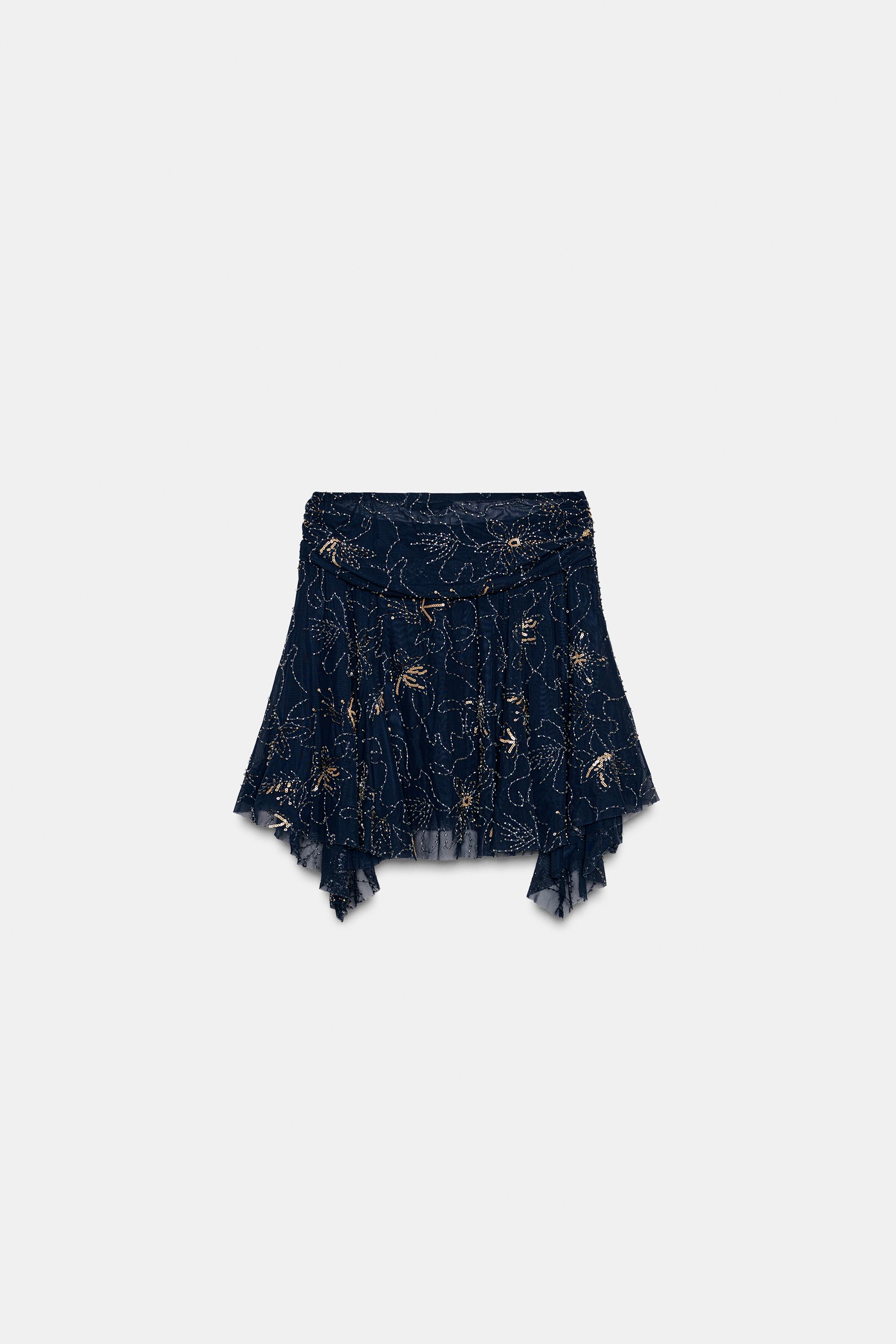 JUPE BRODERIES FANTAISIE