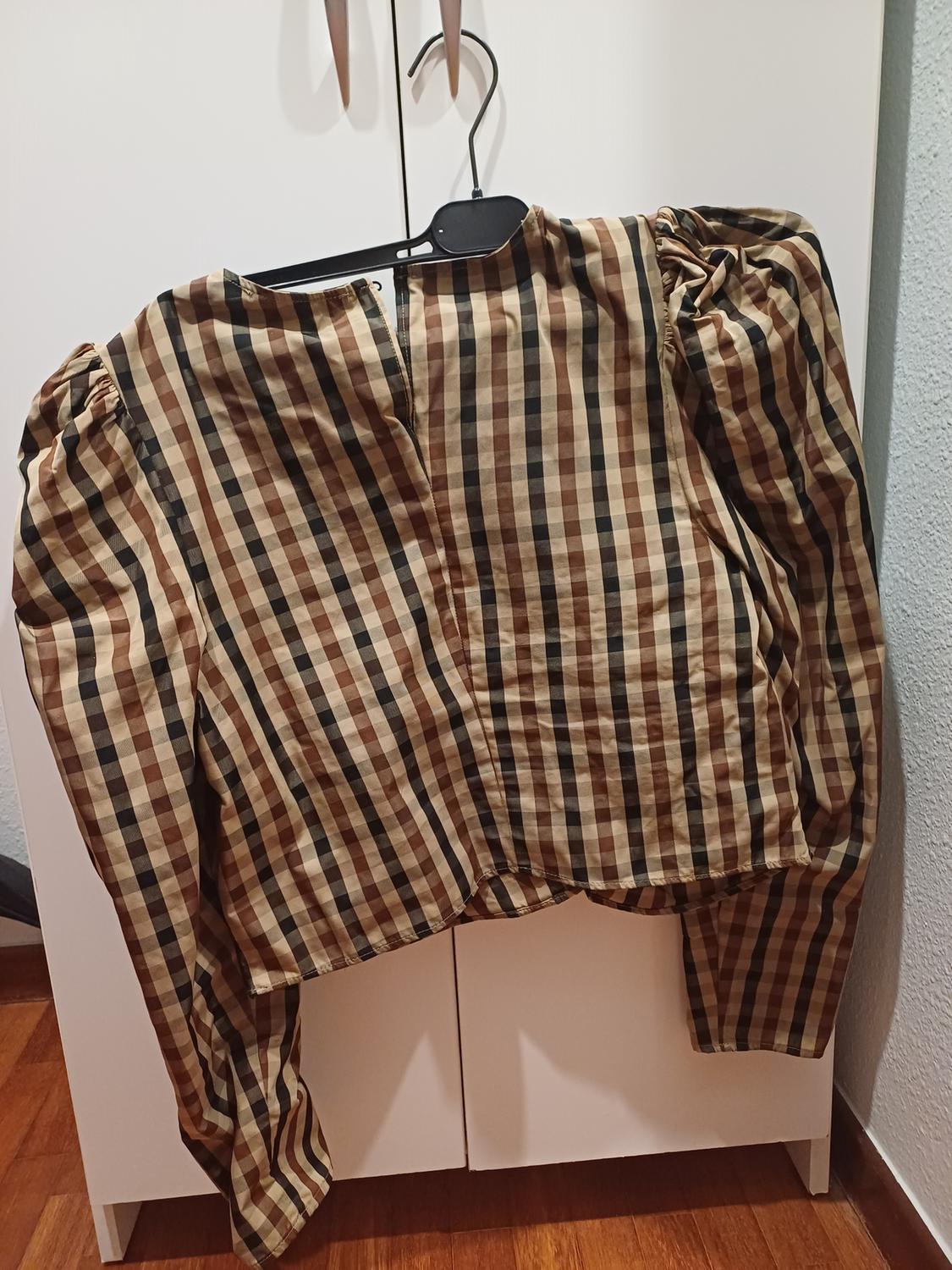 CROPPED CHECKED TOP - Image 2