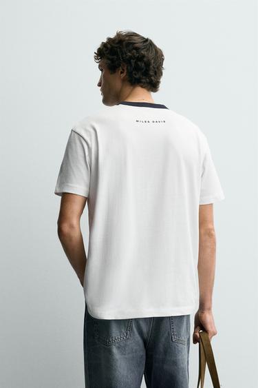 ©MILES DAVIS PRINT T-SHIRT - White by Zara