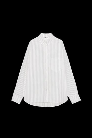GESTREIFTES PYJAMAHEMD - Gestreift von Zara - Bild 0